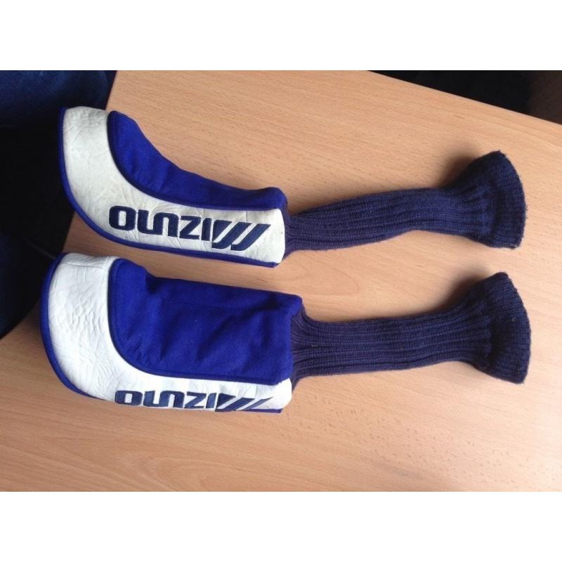 Mizuno head covers, driver and 3 wood cover, standard driver size