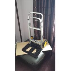Folding Sack Barrow / Storage Box Wheels Crate Foldable