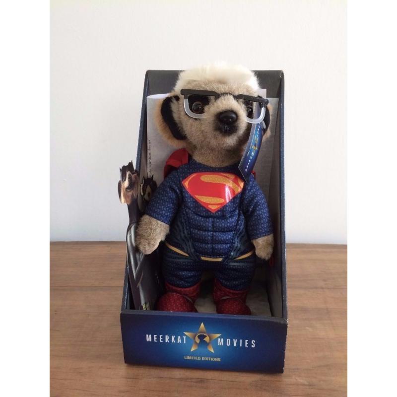 Limited Edition Superman vs Batman Meerkats (/Meercats) BNIB (comparethemarket)