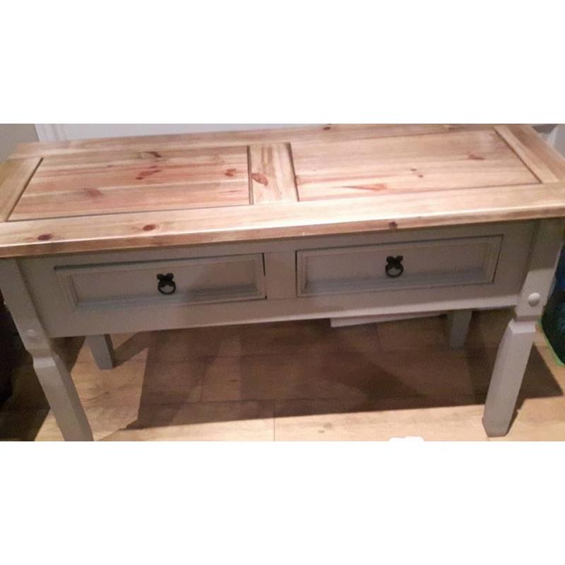 solid wood hall table / display table or entrance table