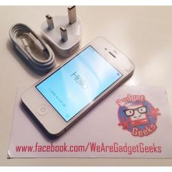 iPhone 4S, White, 8GB, Grade B+, Unlocked