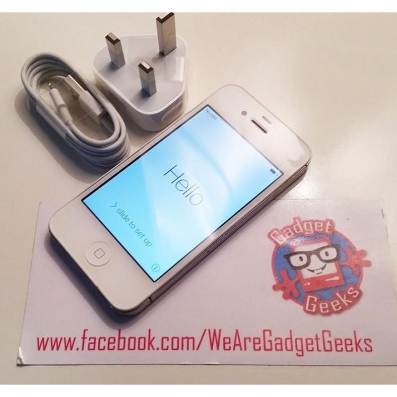 iPhone 4S, White, 8GB, Grade B+, Unlocked