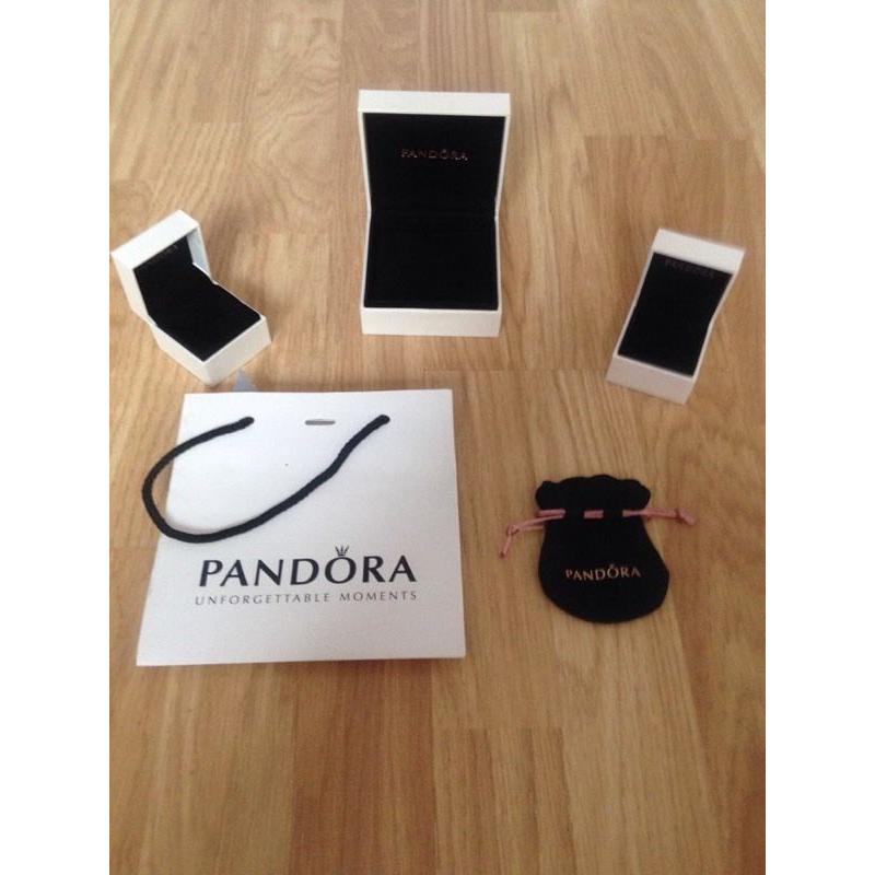 Genuine Pandora boxes + bag BRAND NEW