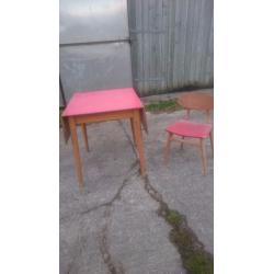 Table and 4 chairs