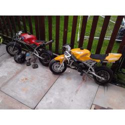 Liquid cooled mini motos