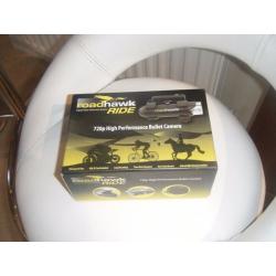 ROADHAWK RIDE. WATERPROOF MOTORCYCLE, CAR, HORSE & BICYCLE CAMERA. CAN POST