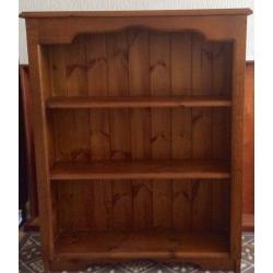 Solid pine bookcase