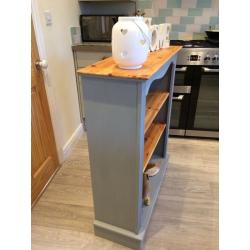 Pine bookcase shabby chic