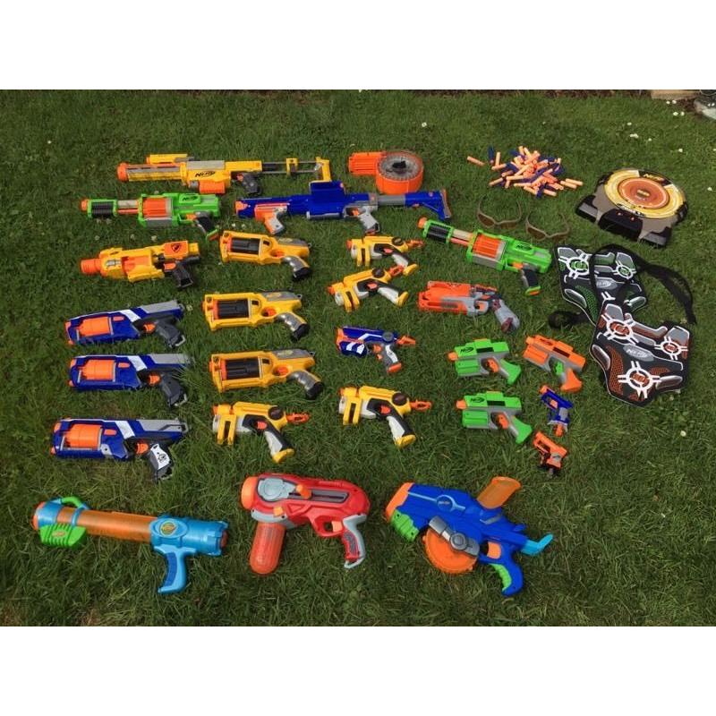 Huge collection Nerf Guns