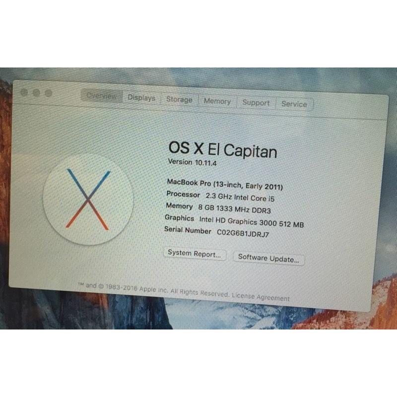 MacBook Pro Intel I5