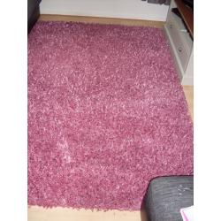 BRAND NEW WOOL SILKY TUFTED RUG