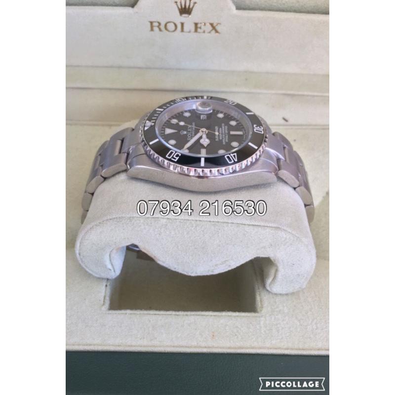 Rolex submariner oyster 40mm black diver luxury automatic watch brand new with Swiss box