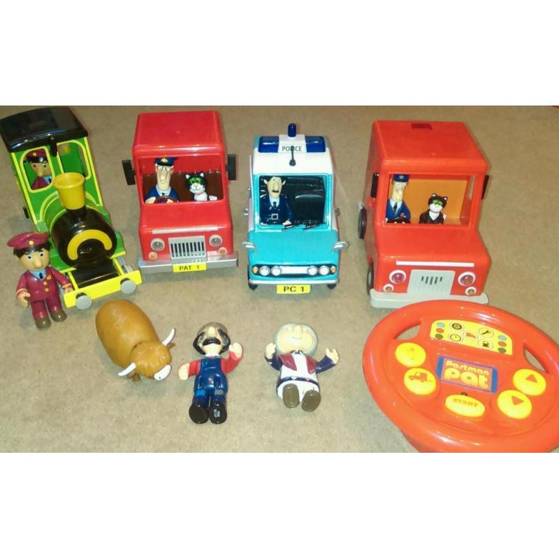 Postman Pat toy Bundle includes Remote control van