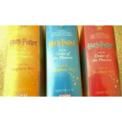 TWO FULL COLLECTABLE SETS OF HARRY POTTER AUDIOBOOKS' VGC