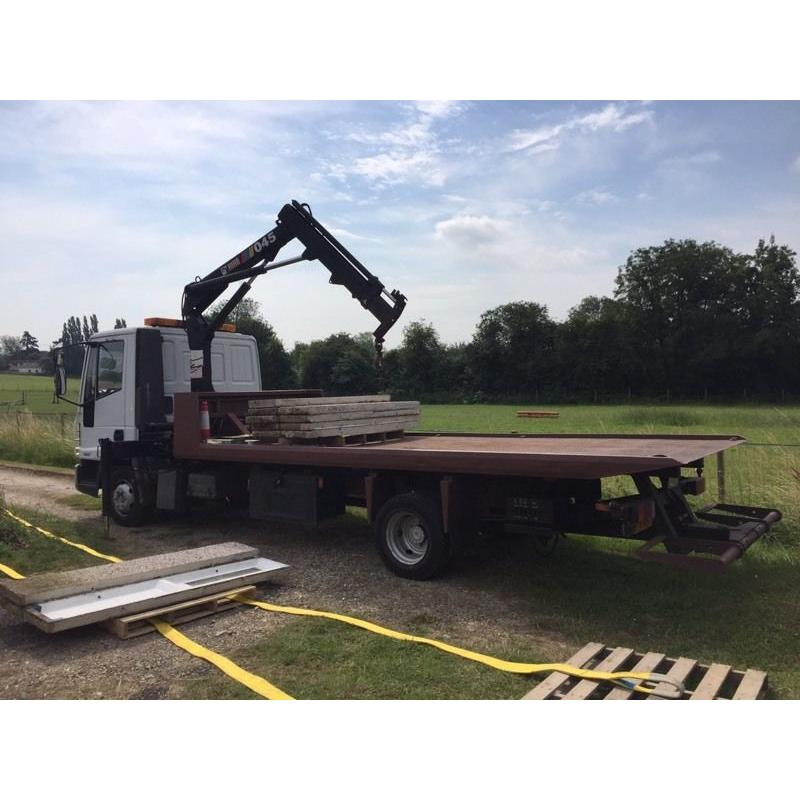 2005 7.5 ton recovery Hiab tilt slide & spec lorry