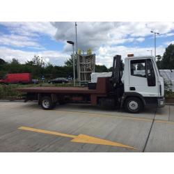 2005 7.5 ton recovery Hiab tilt slide & spec lorry