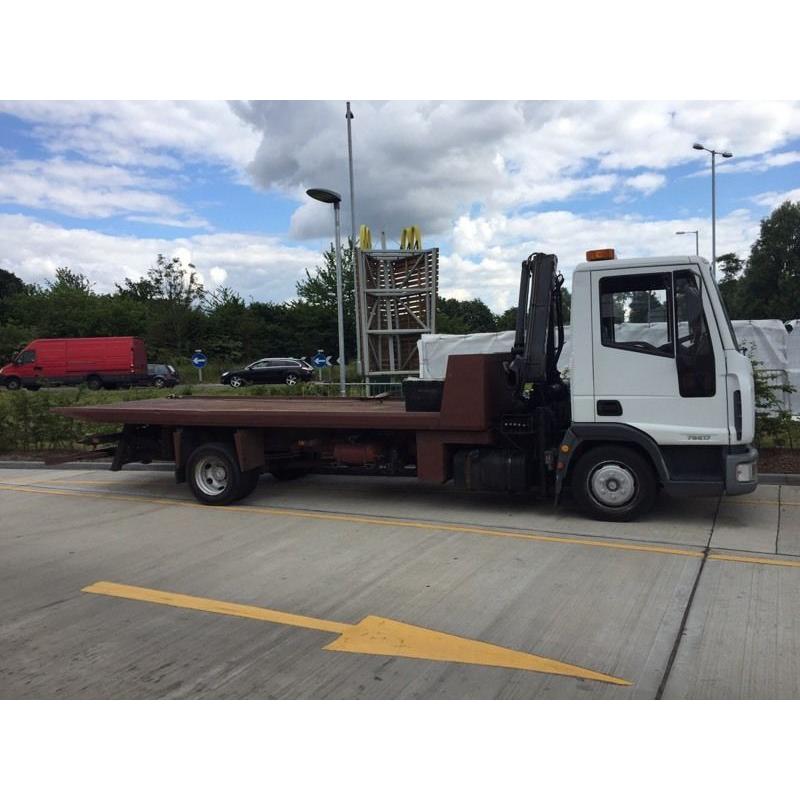 2005 7.5 ton recovery Hiab tilt slide & spec lorry