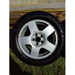 4x VW 15" Golf MK4 Avus Wheels and Goodyear Tyres 195/35/R15 - fit Leon,Bora etc