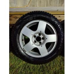 4x VW 15" Golf MK4 Avus Wheels and Goodyear Tyres 195/35/R15 - fit Leon,Bora etc