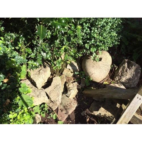Unwanted garden rocks