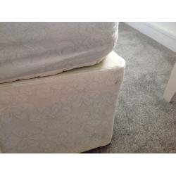 Single divan bed with slide drawres