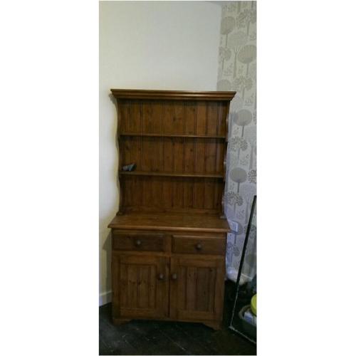 Solid wood Welsh dresser cupboard for painting