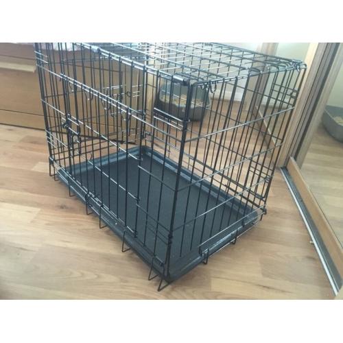 Small puppy dog cage foldable