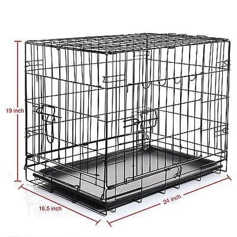 Small puppy dog cage foldable