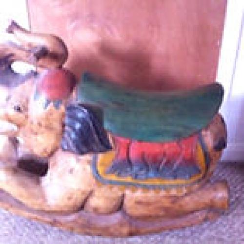 Thai elephant rocking horse