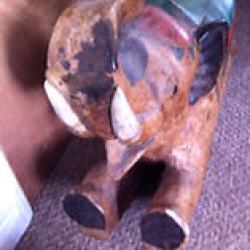 Thai elephant rocking horse
