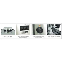 Iberital Domestic Espresso Machine with Inbuilt Grinder