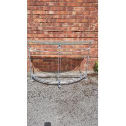 Smoked glass and chrome occasional table. Can be used in hall or lounge. Very stylish, from Heals.
