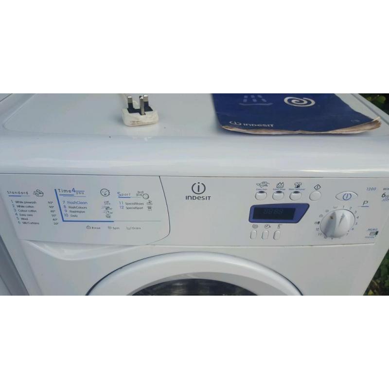 As New Indesit Washing Machine