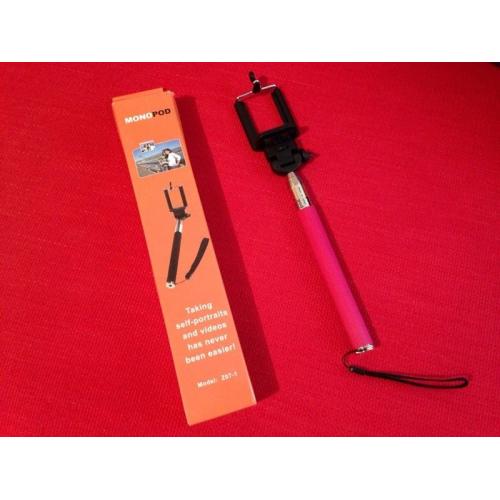 Selfie stick for mobile phones and digital cameras
