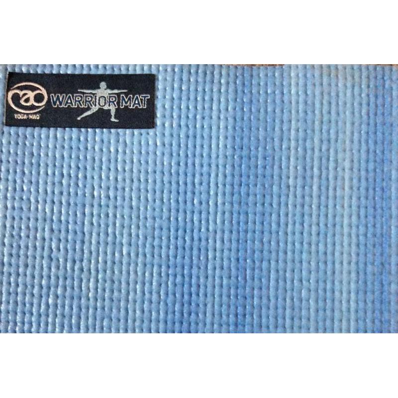 Yoga Mad Warrior Plus 6mm Yoga Mat- Blue