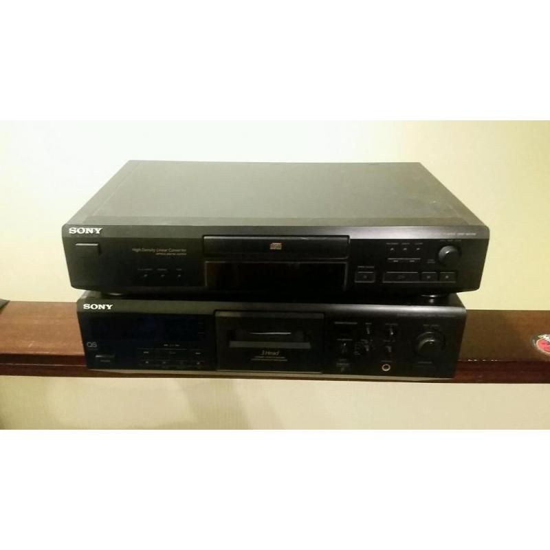 Sony CD and Tape Units