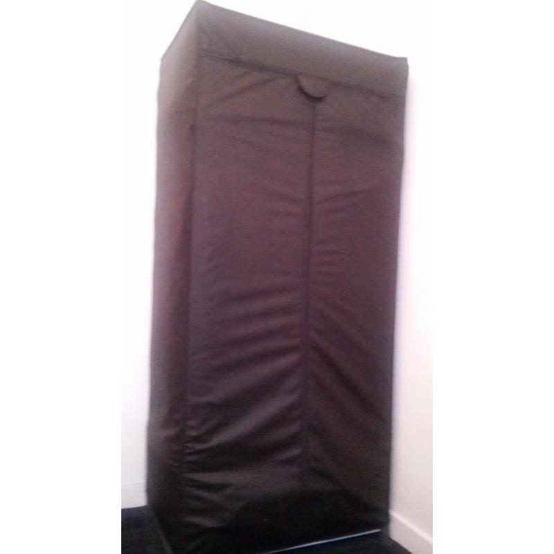Single Portable Wardrobe Black
