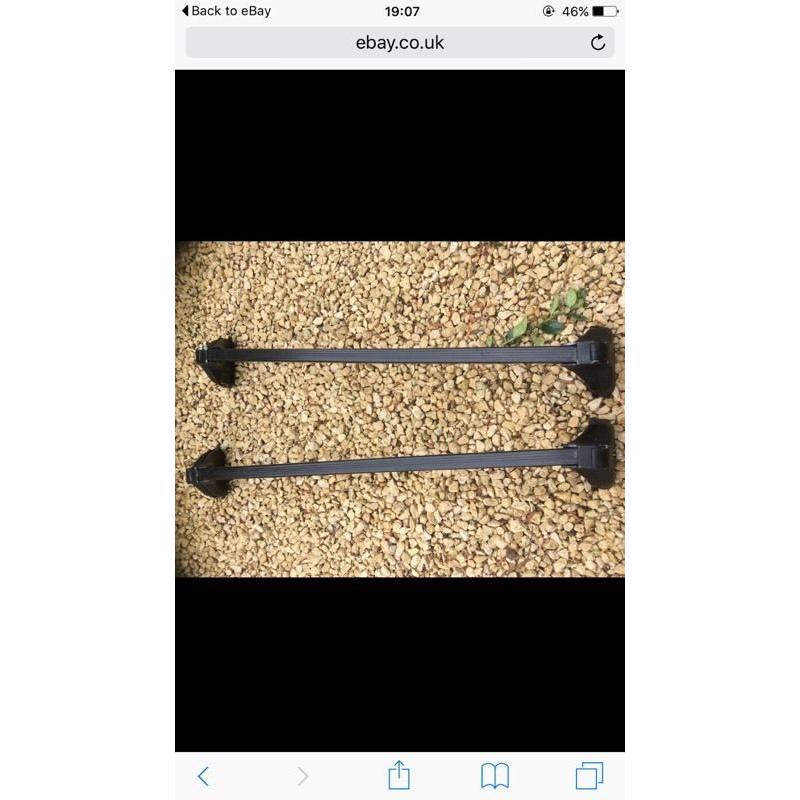 Vauxhall zafira roof bars