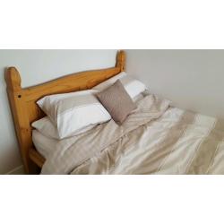 Double bed frame for sale.