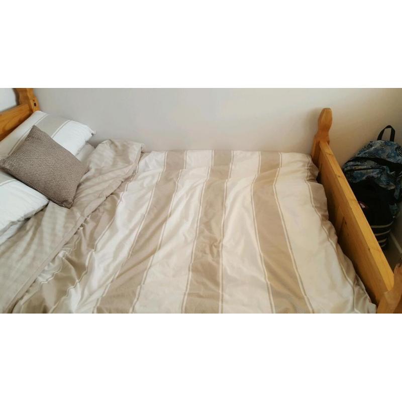 Double bed frame for sale.