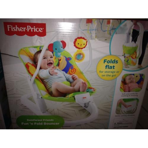 Fisher Price Rainforest Friends Fun n Fold Bouncer