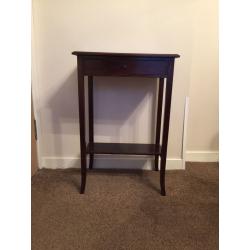Mahogany style side table