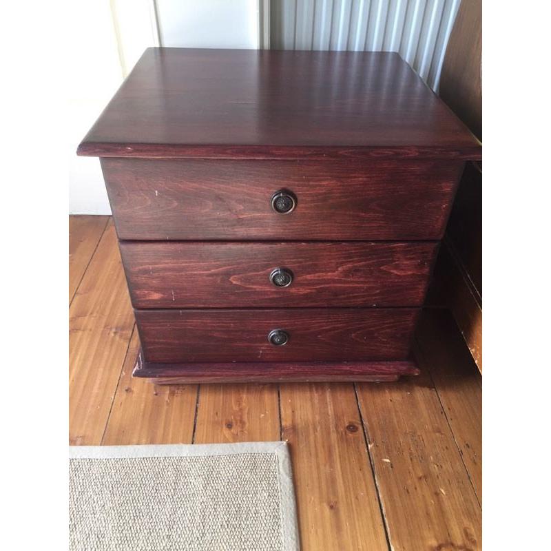 Bedside tables x2