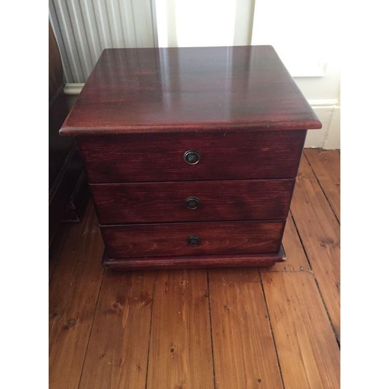 Bedside tables x2
