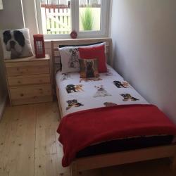brand new single bed and mattress