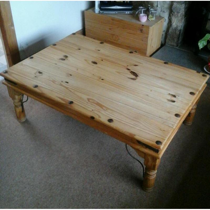 Large Wood Coffee Table