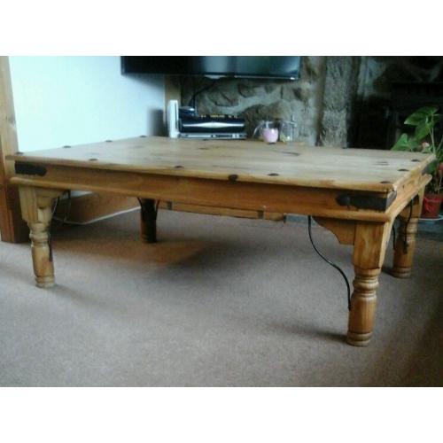Large Wood Coffee Table