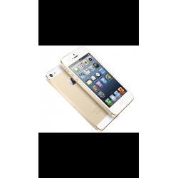 Flawless White iPhone 5s unlocked + rechargeable charger cover
