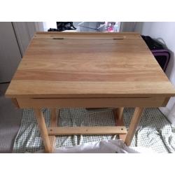 Childs wooden desk and chair absolutely charming wooden desk and matching chair