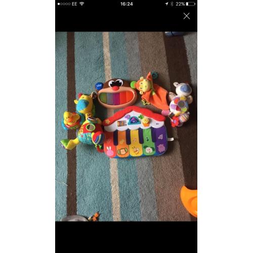 Bundle of baby toys